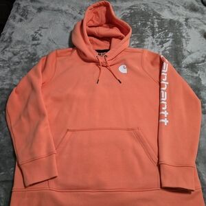 Carhartt 2X Relaxed Fit Hoodie in Orange